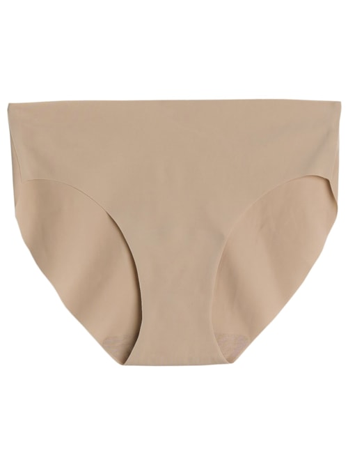 Calcinha Envolvente De Microfibra Sem Costuras - Bege