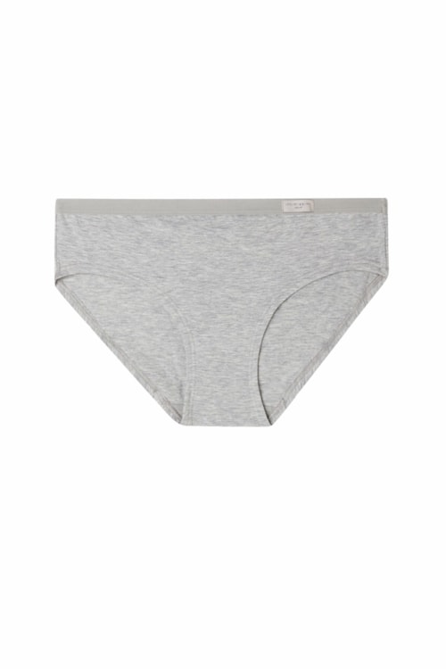 Calcinha Envolvente Em Algodão - Cinza