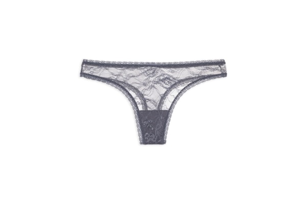 Calcinha Fio Dental - Cinza