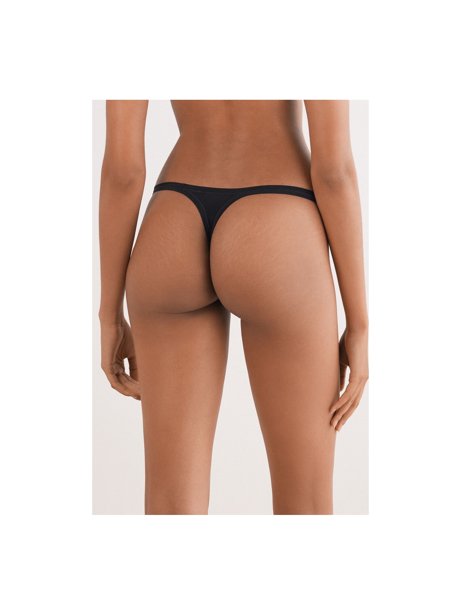 Calcinha Fio Dental Em Algodão Ultralight Preto Intimissimi