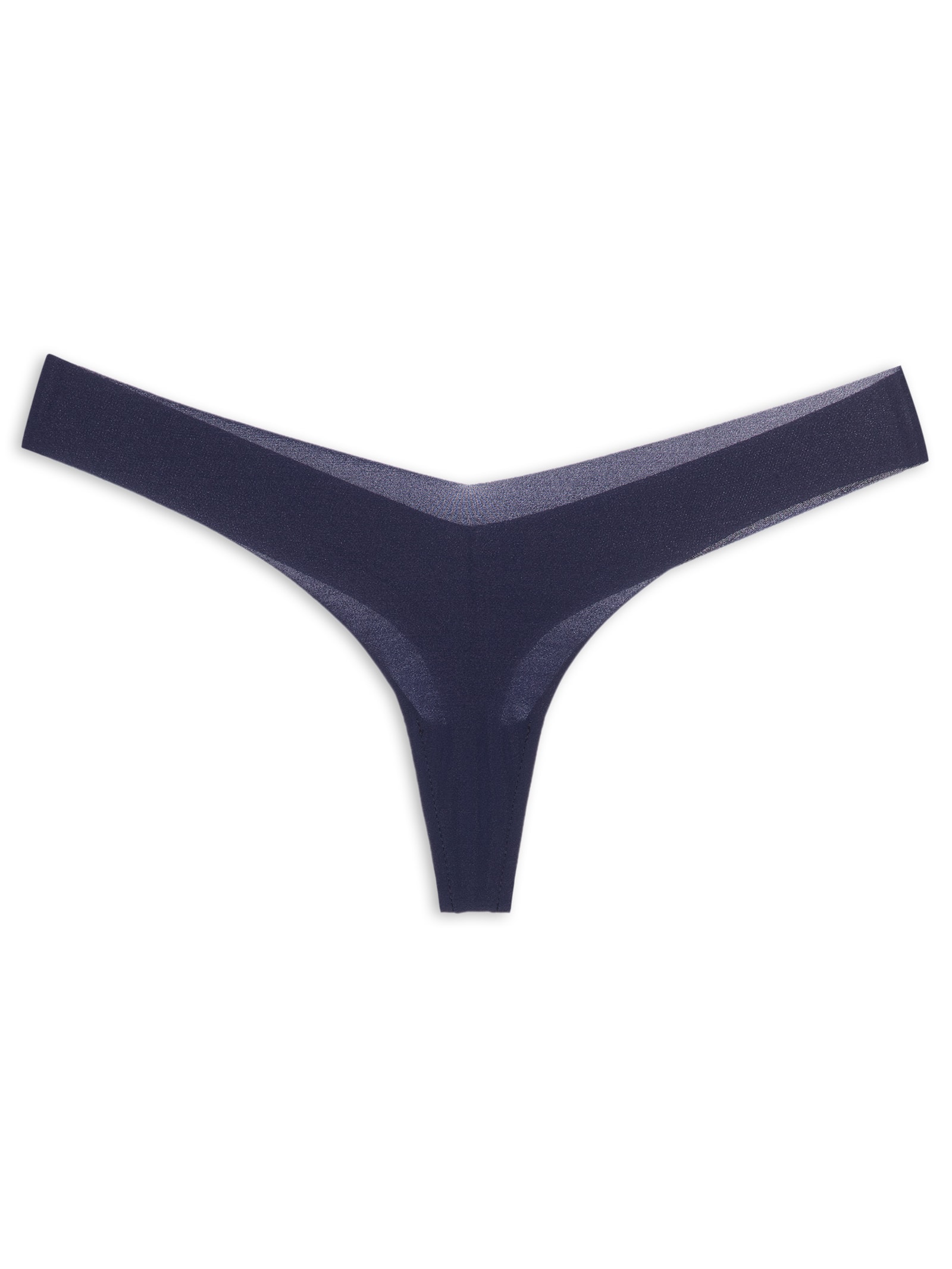 Calcinha Fio Dental Em Microfibra Azul Hope