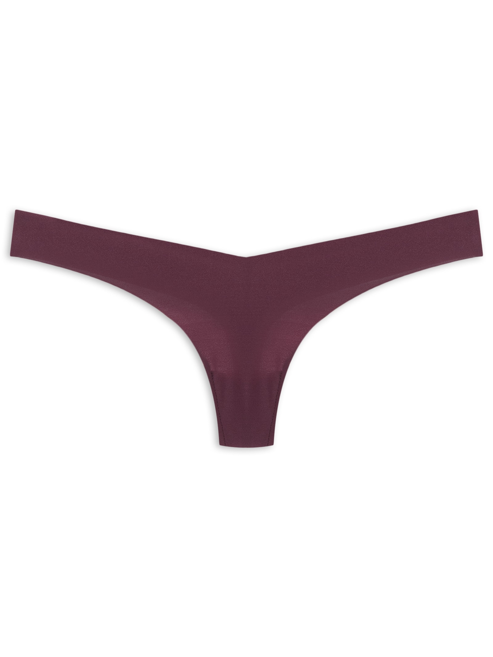Calcinha Fio Dental Em Microfibra Nude Vermelho Hope