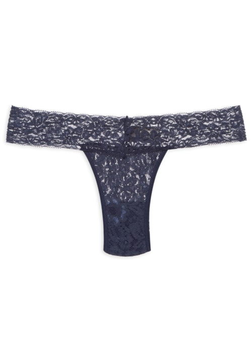 Calcinha Fio Dental Em Renda – Azul