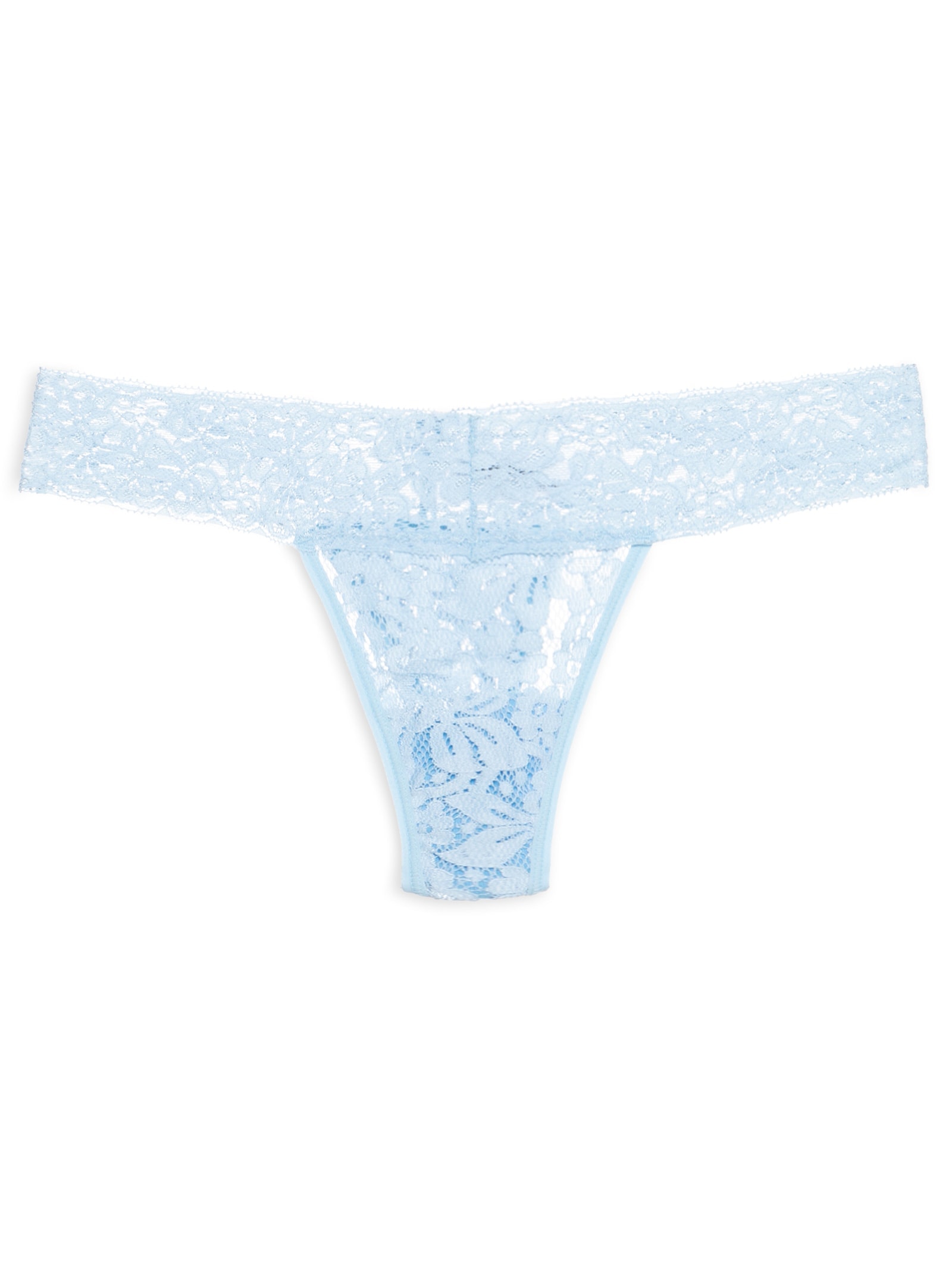 Calcinha Fio Dental Em Renda Azul Hope