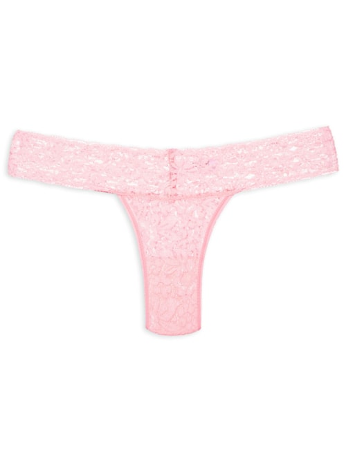 Calcinha Fio Dental Em Renda – Rosa