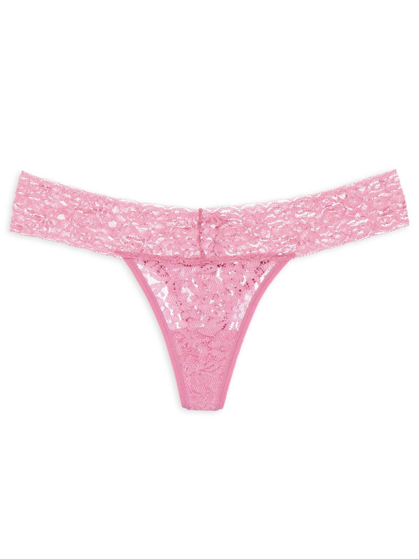 Calcinha Fio Dental Em Renda Rosa Hope