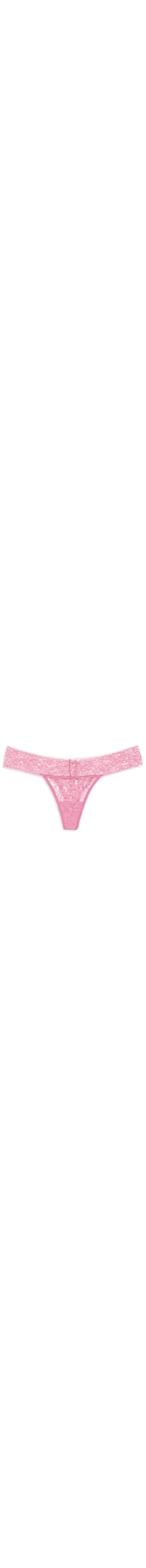 Calcinha Fio Dental Em Renda - Rosa