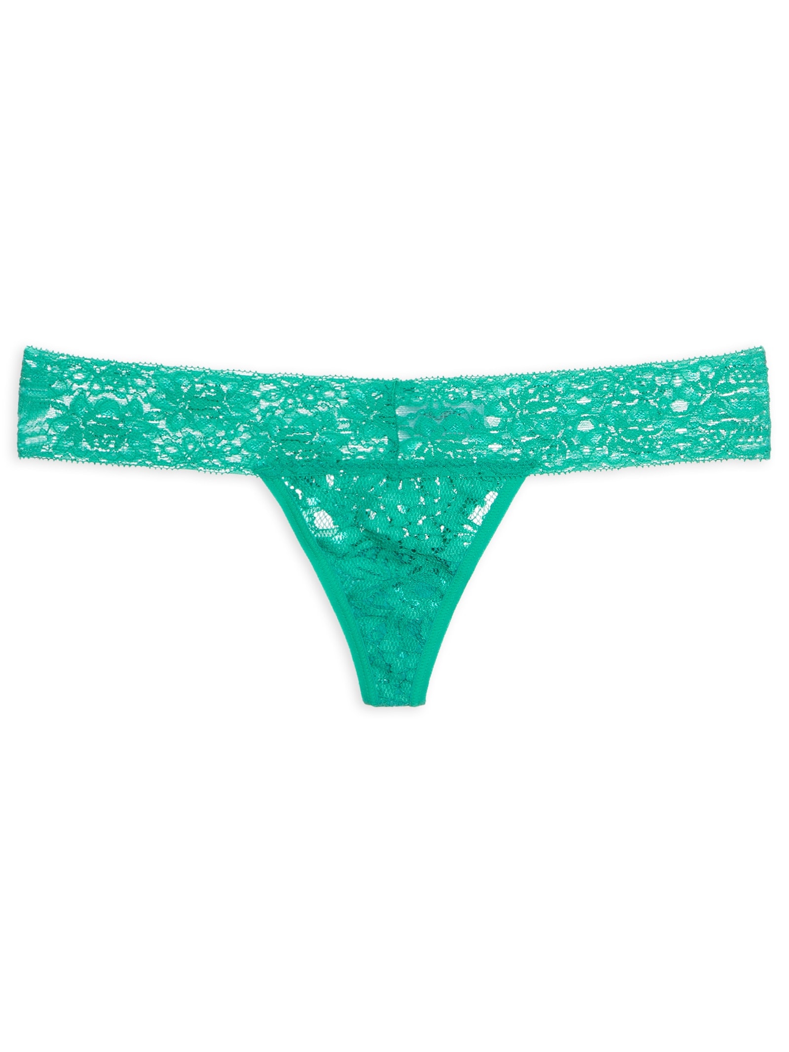 Calcinha Fio Dental Em Renda Verde Hope