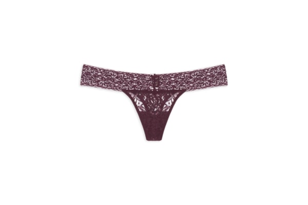 Calcinha Fio Dental Em Renda - Vermelho