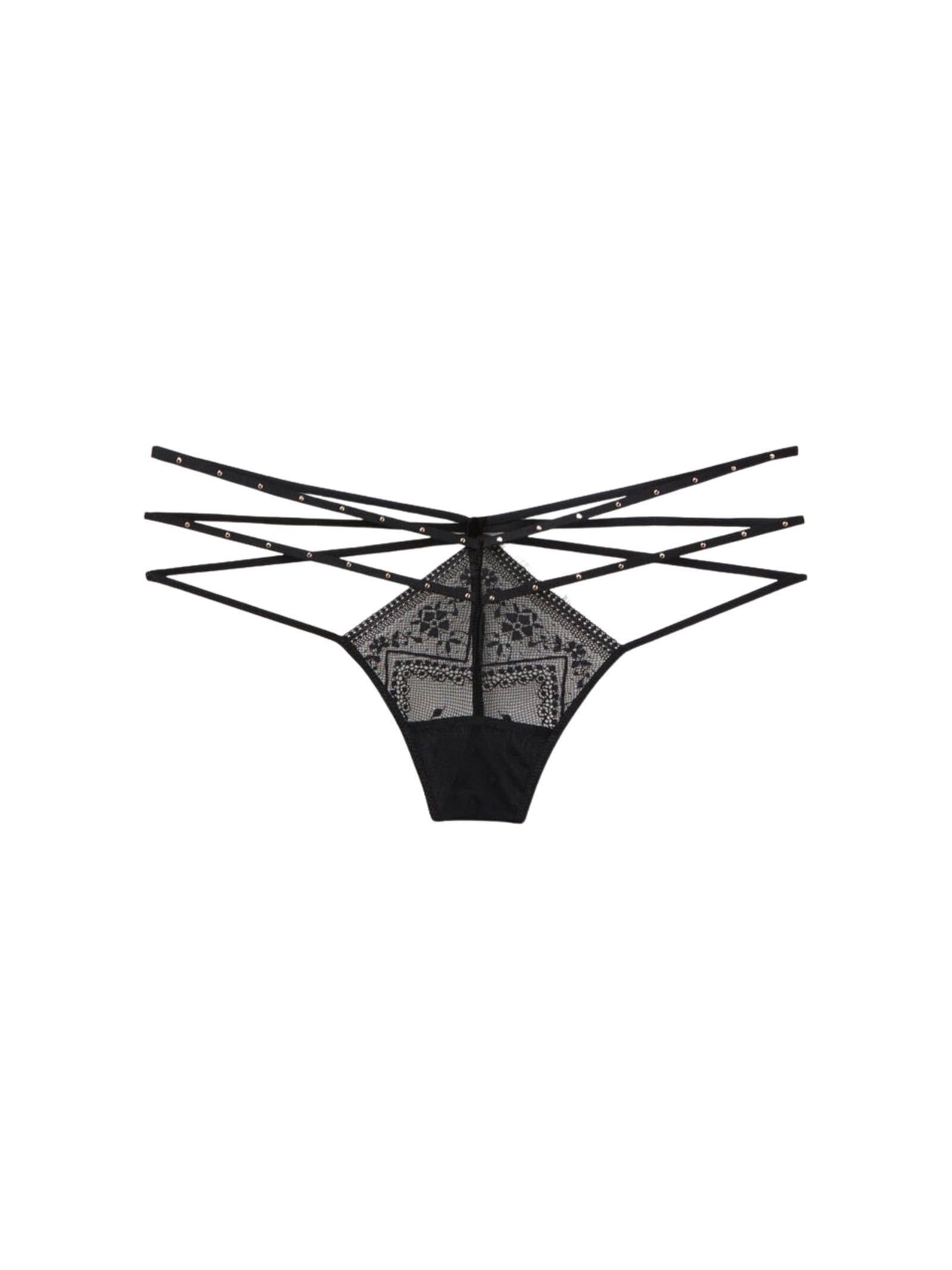 Calcinha Fio Dental Flirt Fearlessly Preto Intimissimi