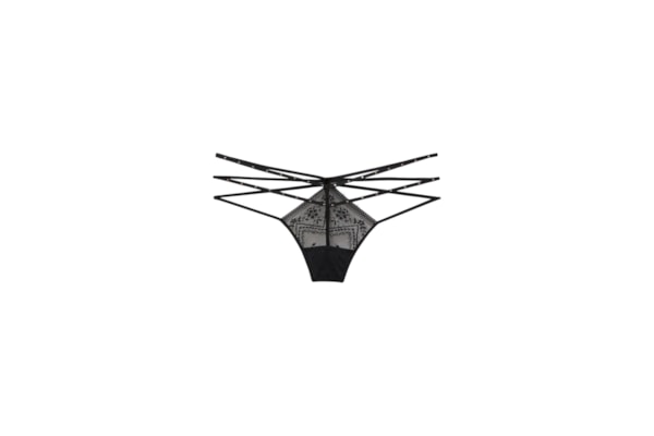 Calcinha Fio Dental Flirt Fearlessly - Preto