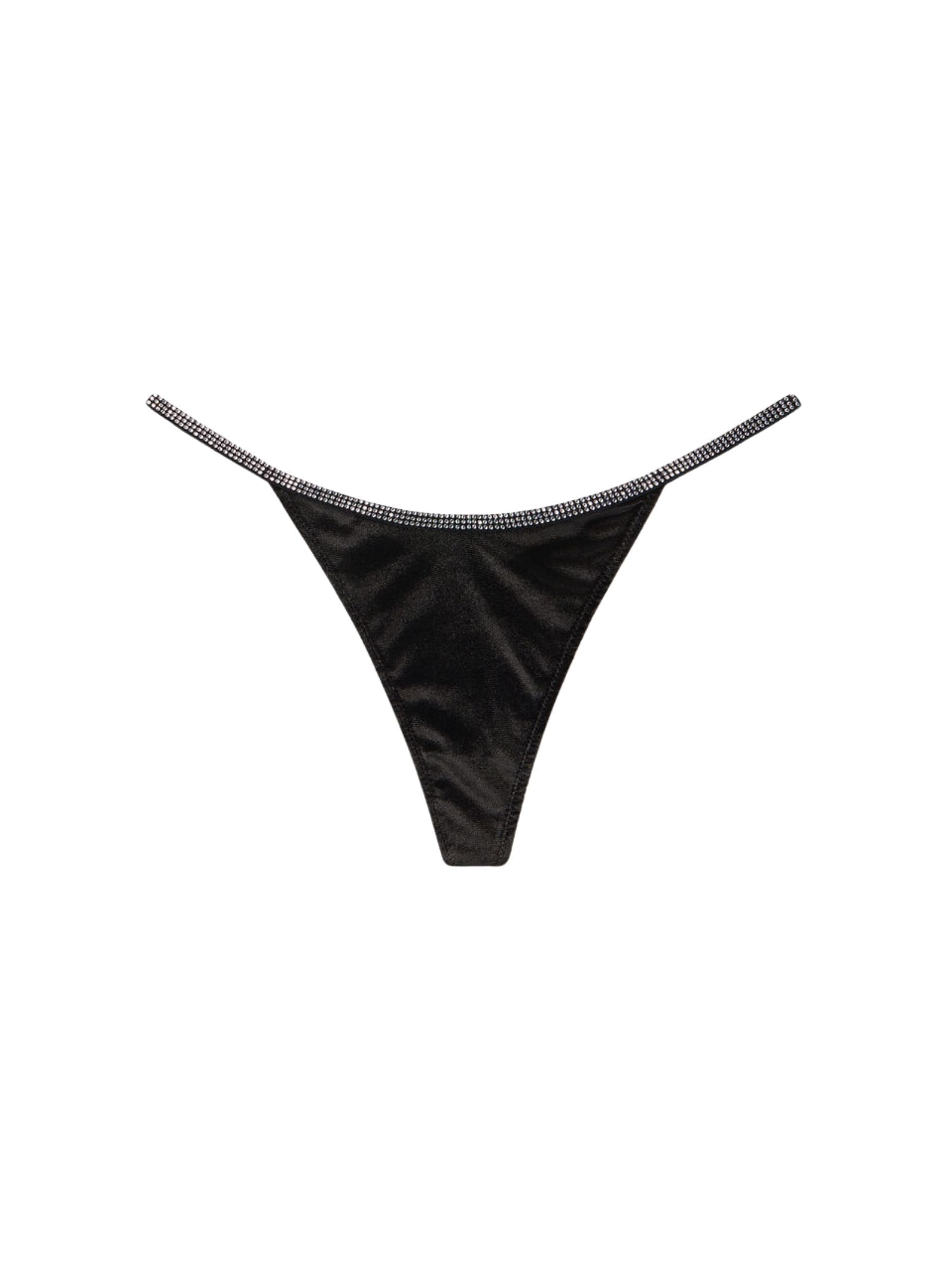 Calcinha Fio Dental Girls Wanna Glisten Preto Intimissimi