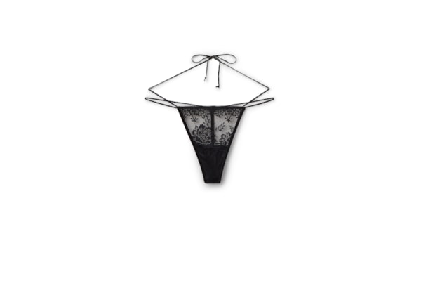 Calcinha Fio Dental La Femme Fatale - Preto