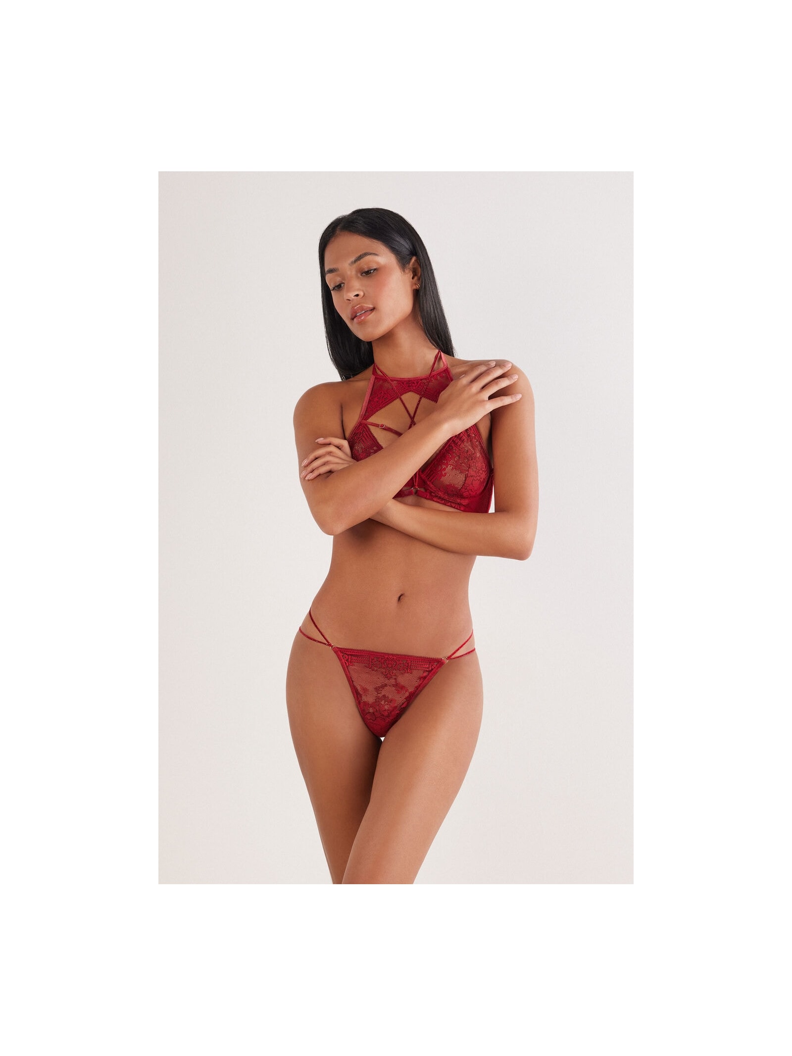 Calcinha Fio Dental La Femme Fatale Vermelho Intimissimi