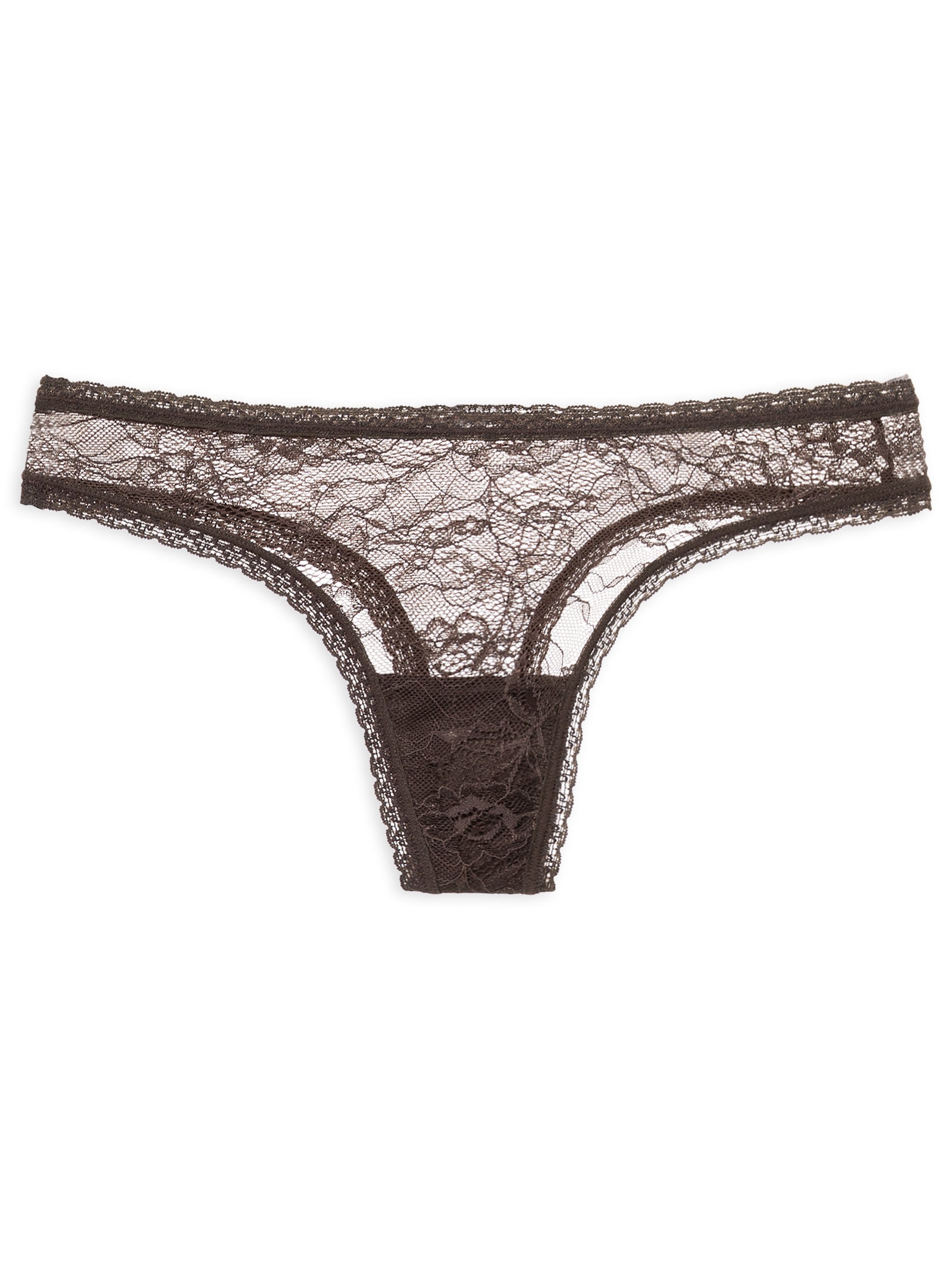 Calcinha Fio Dental Marrom Valisere