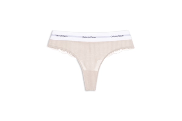 Calcinha Fio Dental Modal Lace Modern RI – Bege