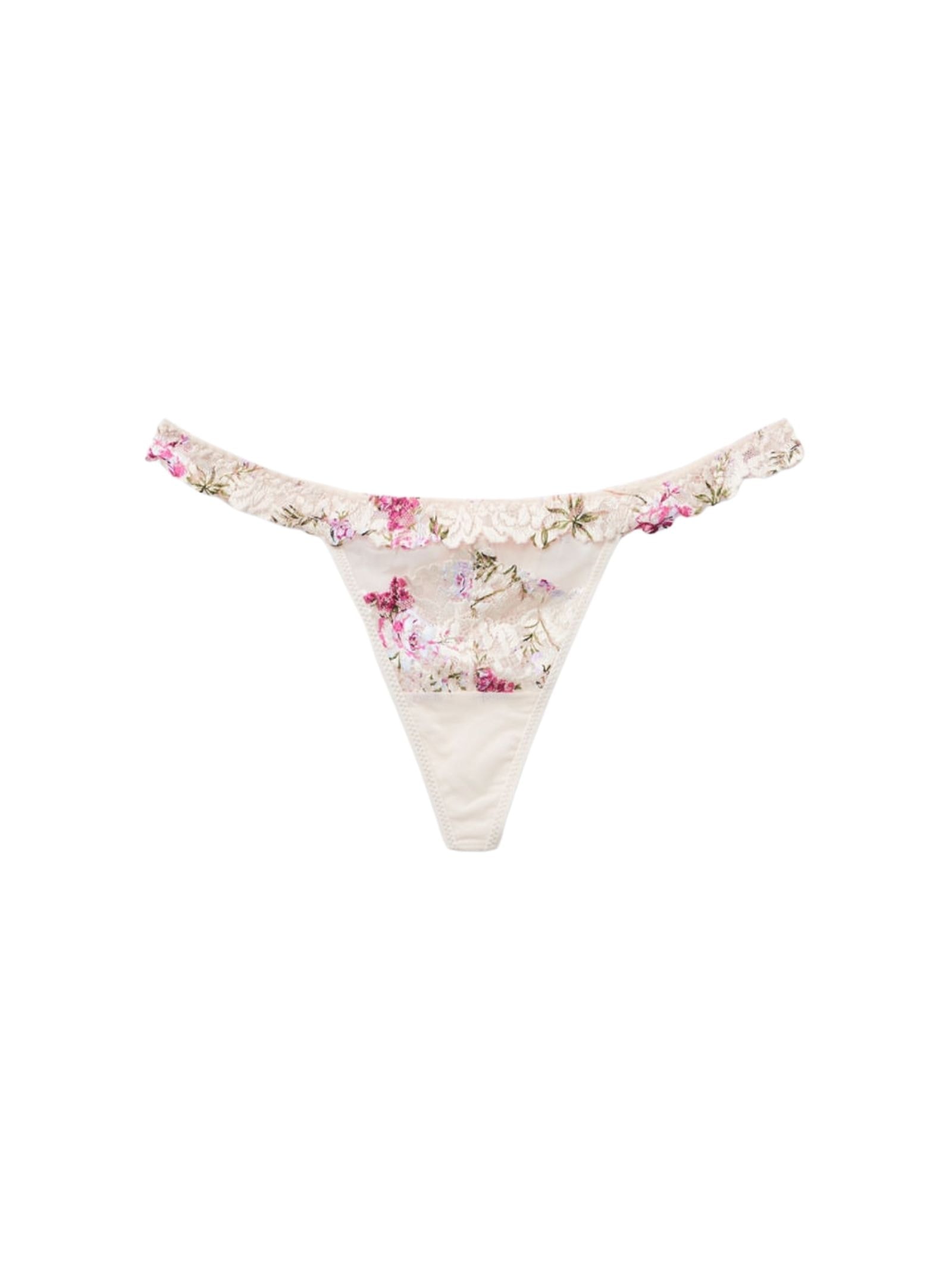 Calcinha Fio Dental Pretty Flowers Rosa Intimissimi