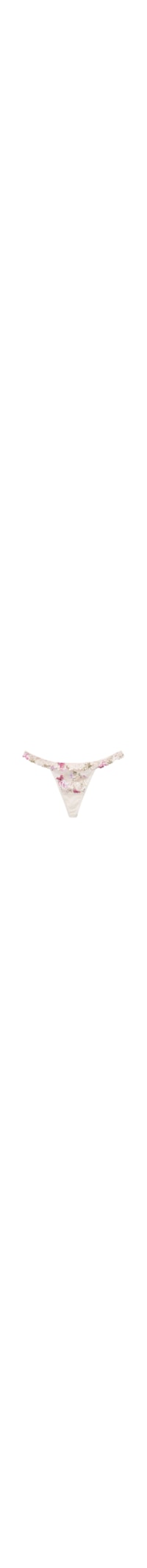 Calcinha Fio Dental Pretty Flowers - Rosa