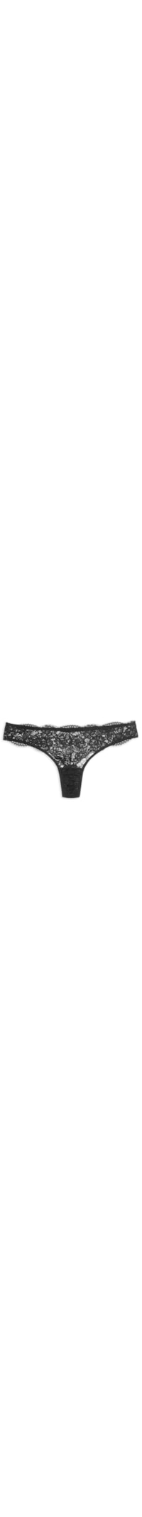 Calcinha Fio Dental Renda Classic Lace – Preto