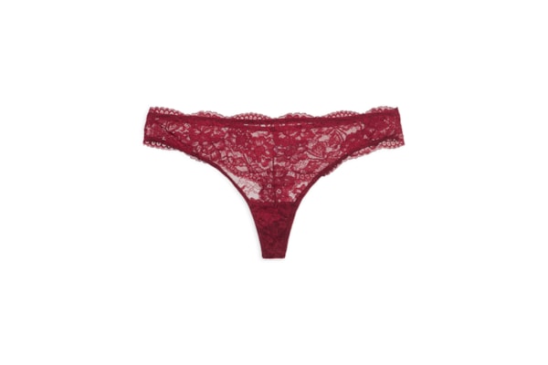 Calcinha Fio Dental Renda Classic Lace – Vermelho