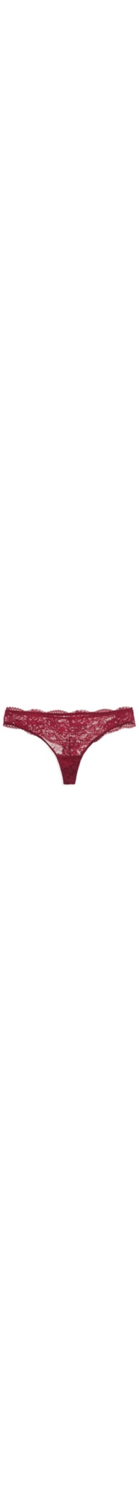 Calcinha Fio Dental Renda Classic Lace – Vermelho