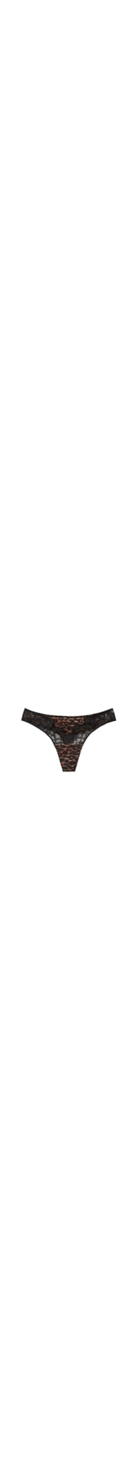 Calcinha Fio Dental Sensual Attitude - Marrom