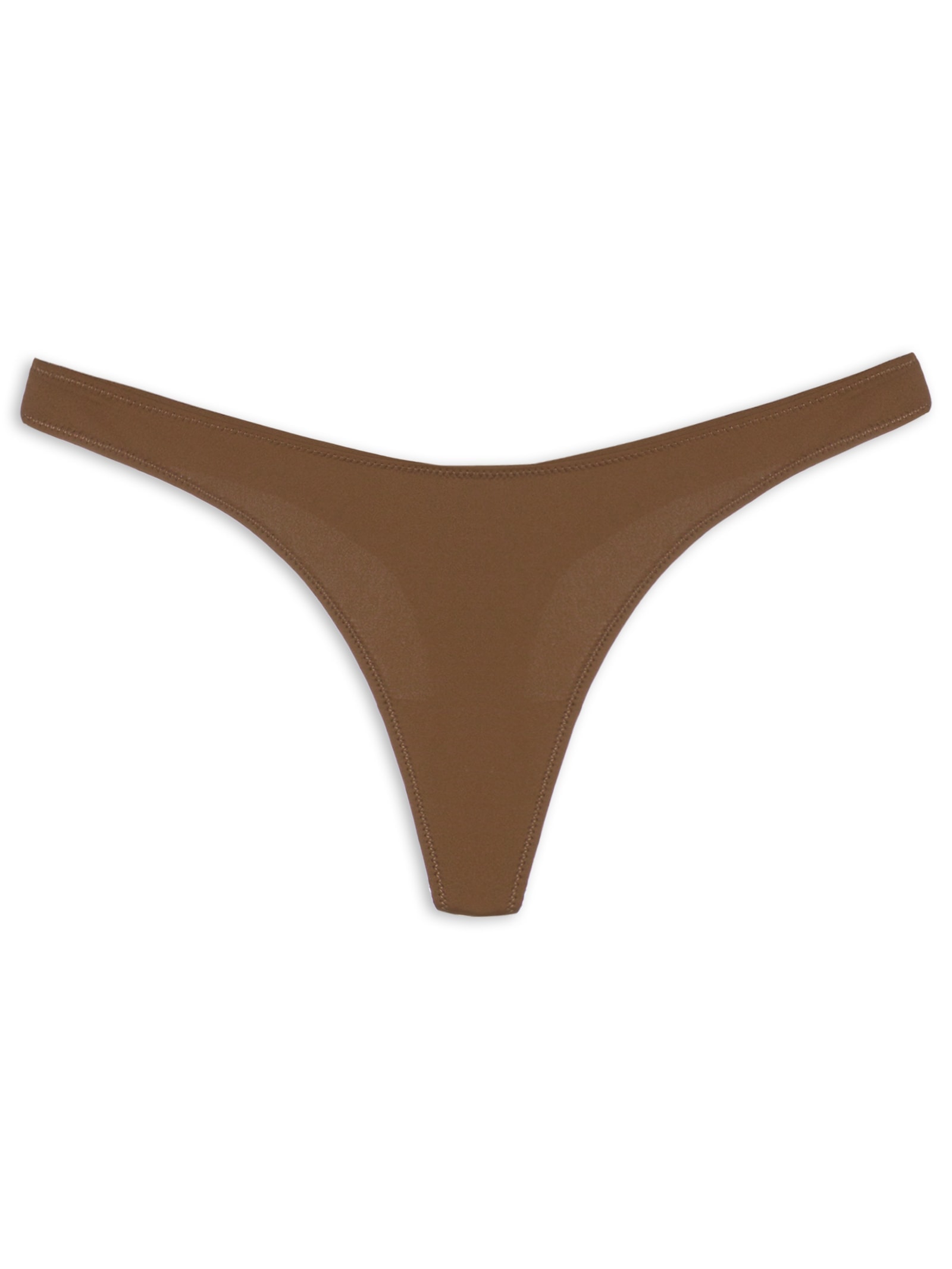 Calcinha Fio Poliamida Maya Marrom Jogê
