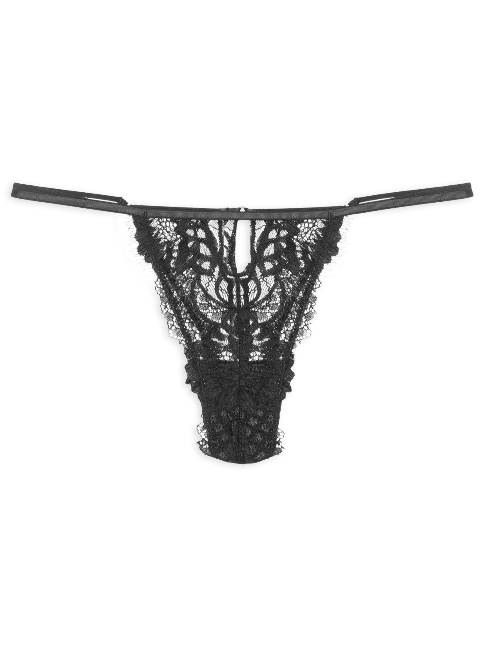 Calcinha Fio Renda Chloe Preto Jogê