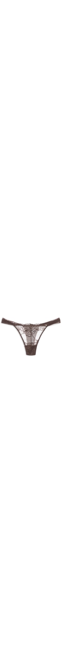 Calcinha Fio Renda Expresso Glow - Marrom