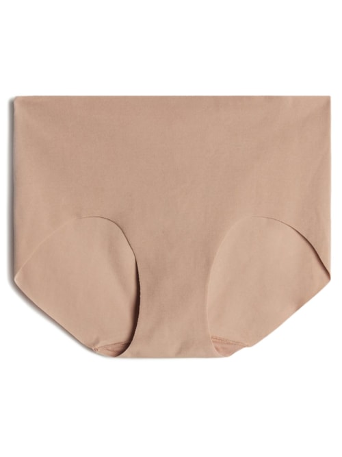 Calcinha Francesas Em Algodão Com Recorte a Laser - Natural