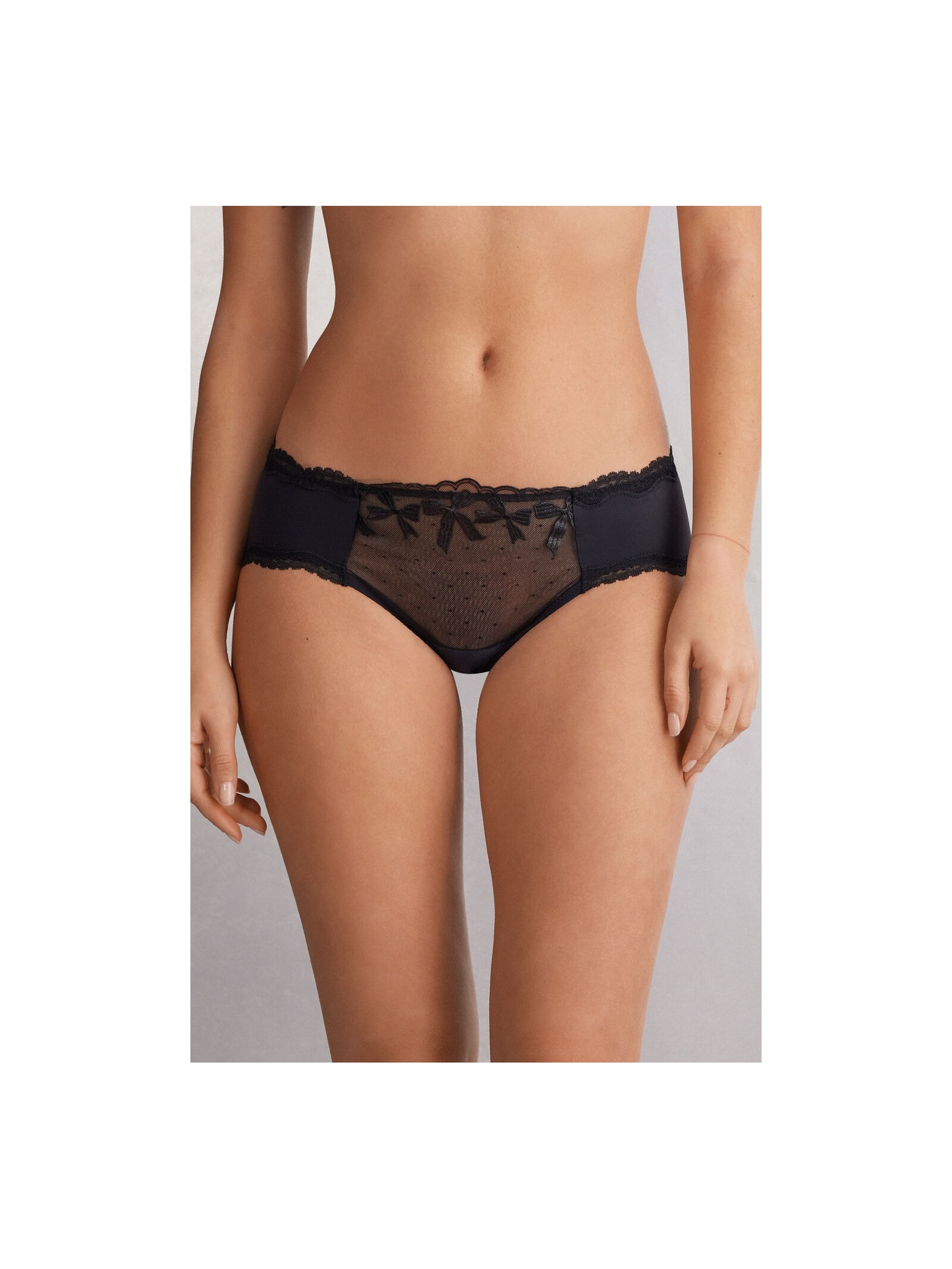 Calcinha Frou Frou Romance Preto Intimissimi