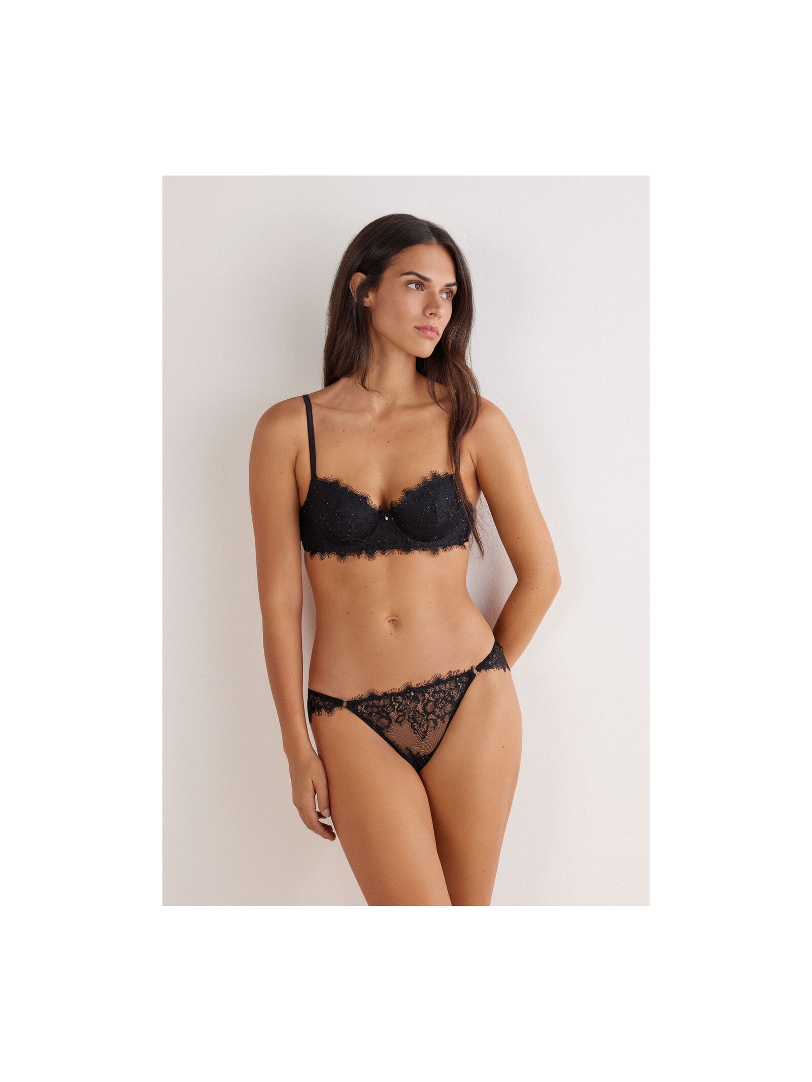 Calcinha Glimmer Of Pleasure Preto Intimissimi