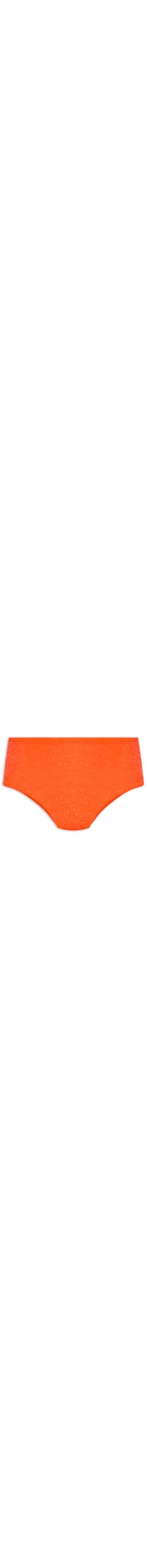 Calcinha Hot Pant Brilho - Laranja