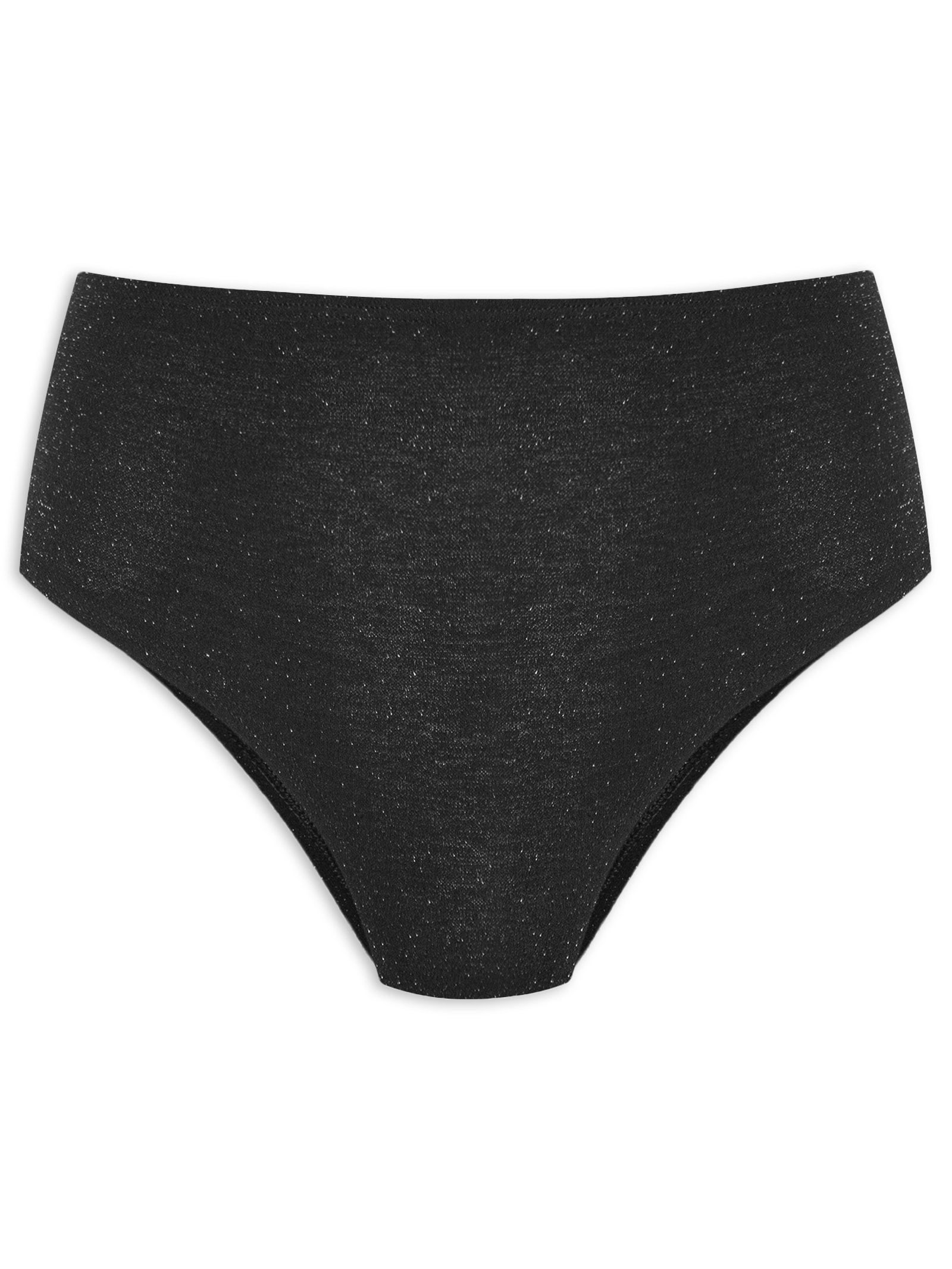 Carnavália - Calcinha Hot Pant Brilho - Preto