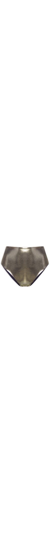 Calcinha Hot Pant Liquid Metal - Dourado