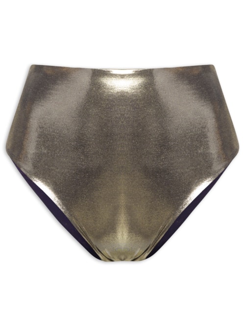 Calcinha Hot Pant Liquid Metal – Dourado