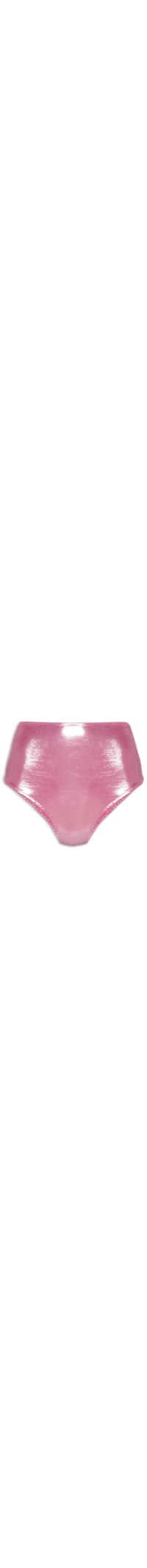 Calcinha Hot Pants Carnaval Metalizada - Rosa