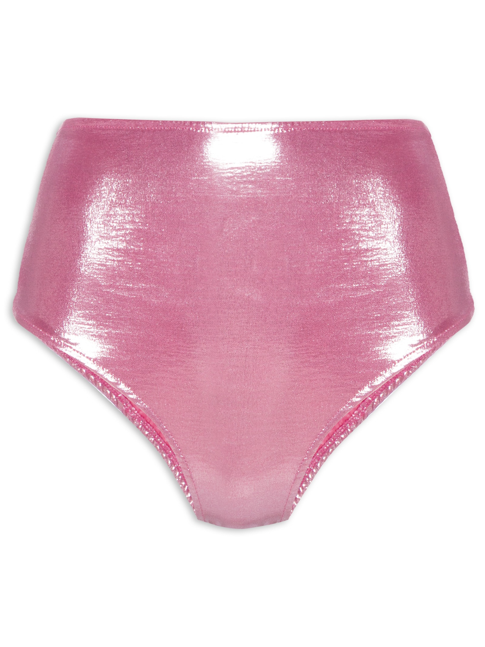 Calcinha Hot Pants Carnaval Metalizada Rosa Market 33