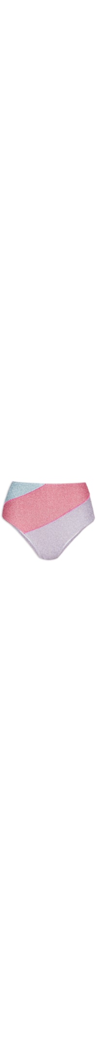 Calcinha Hot Pants Carnaval Tricolor - Rosa