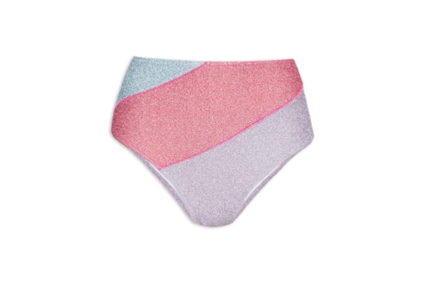 Calcinha Hot Pants Carnaval Tricolor - Rosa