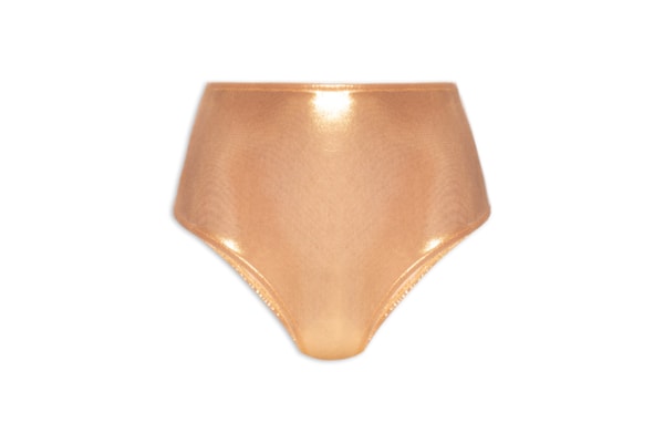 Calcinha Hotpant Carnaval Metalizada - Dourado