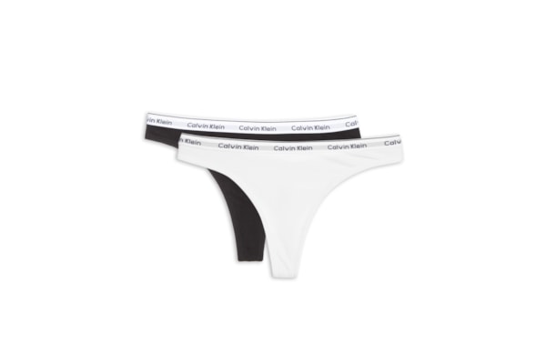 Calcinha Kit 2 Fio Dental Mini Modern Cotton - Branco