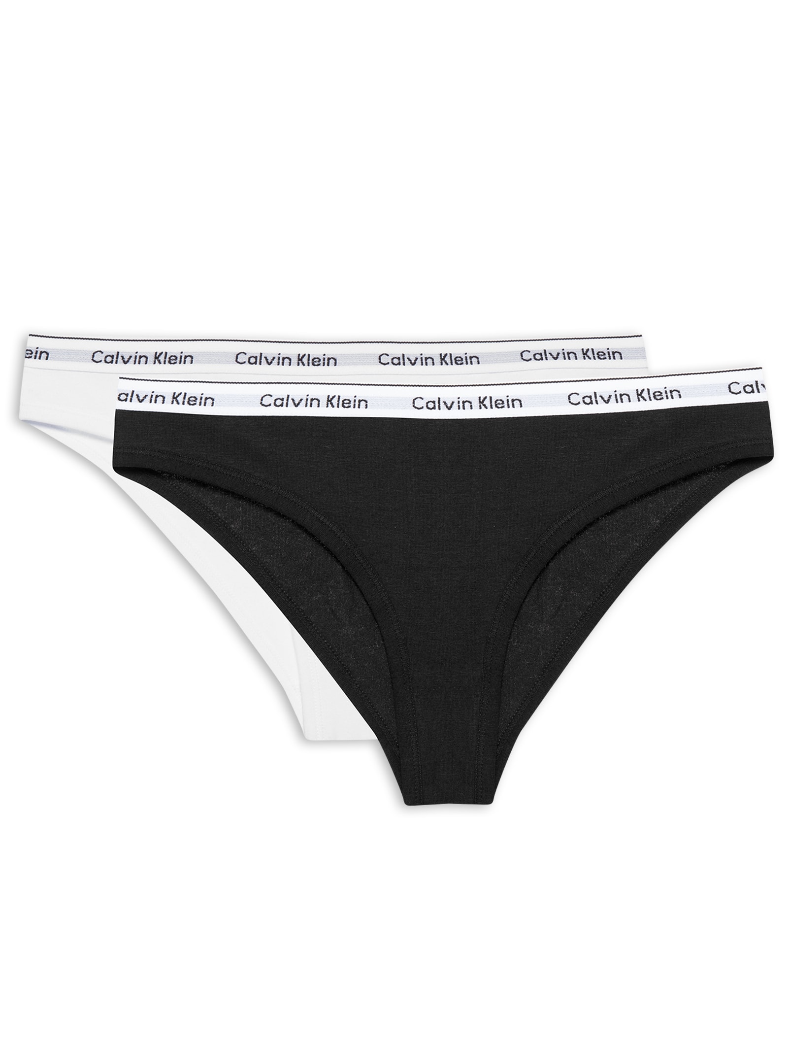 Calcinha Kit 2 Tangas Mini Modern Cotton Branco Calvin Klein Underwear