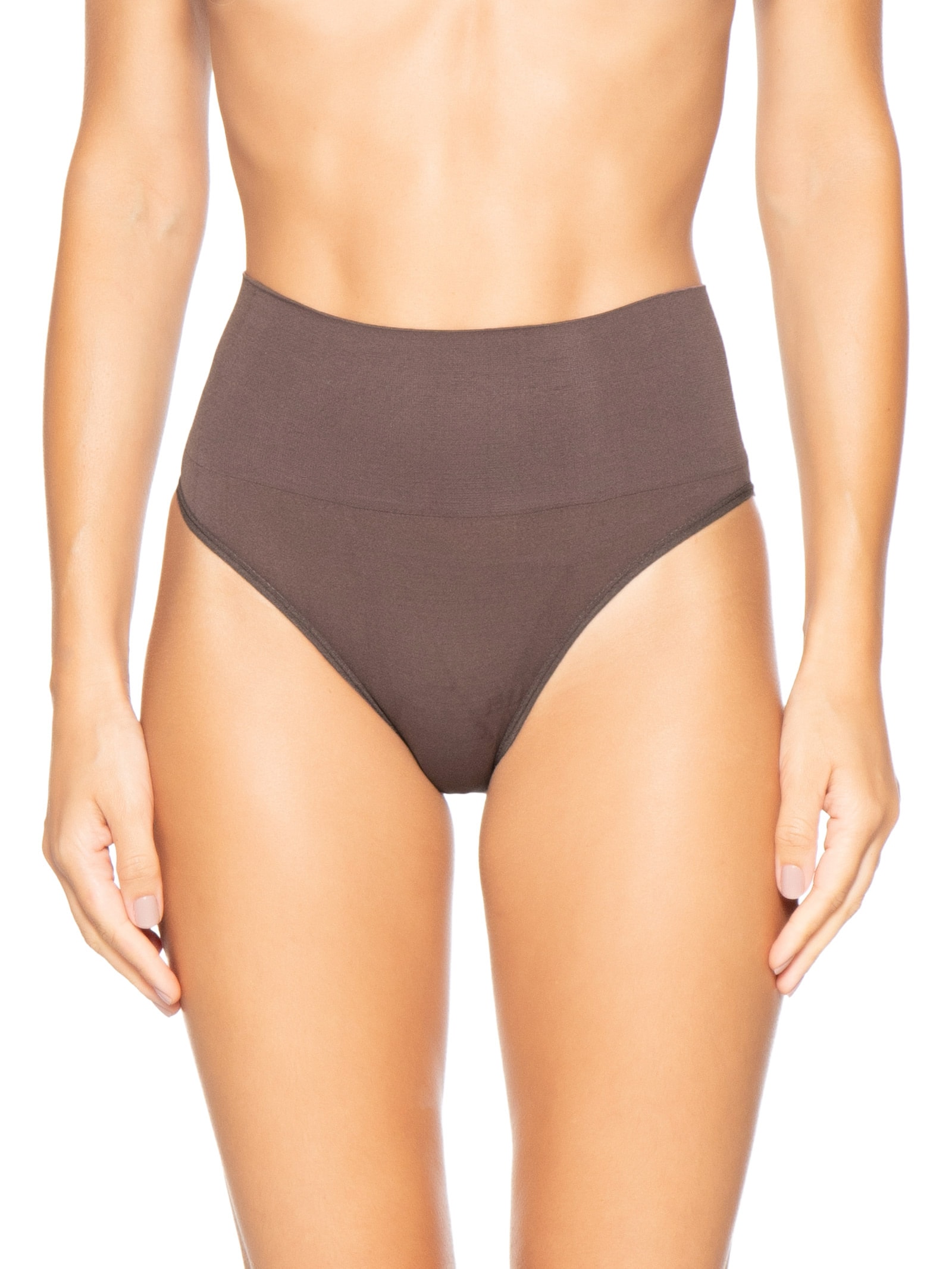 Calcinha Larga Marrom Basiq