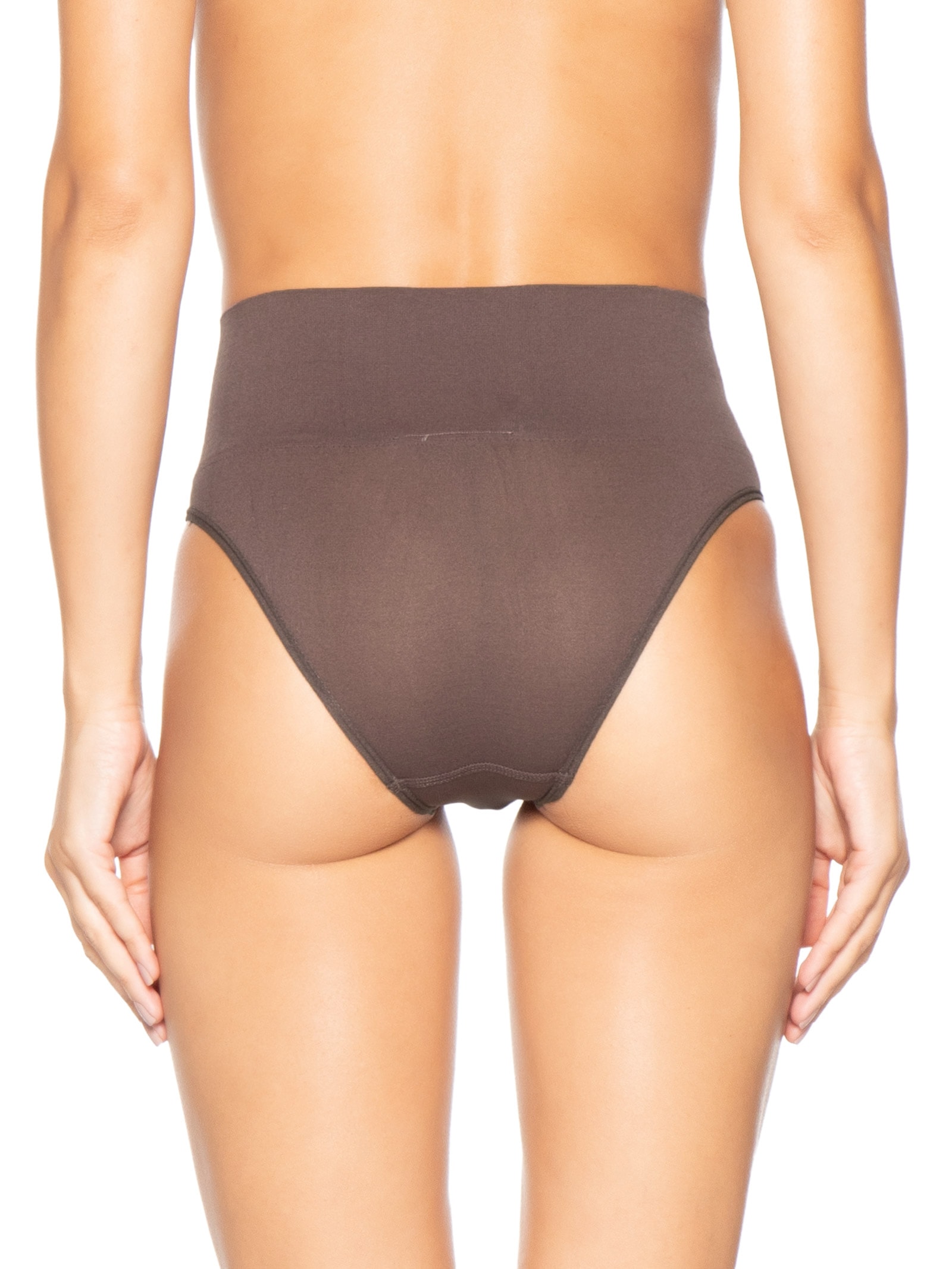 Calcinha Larga Marrom Basiq