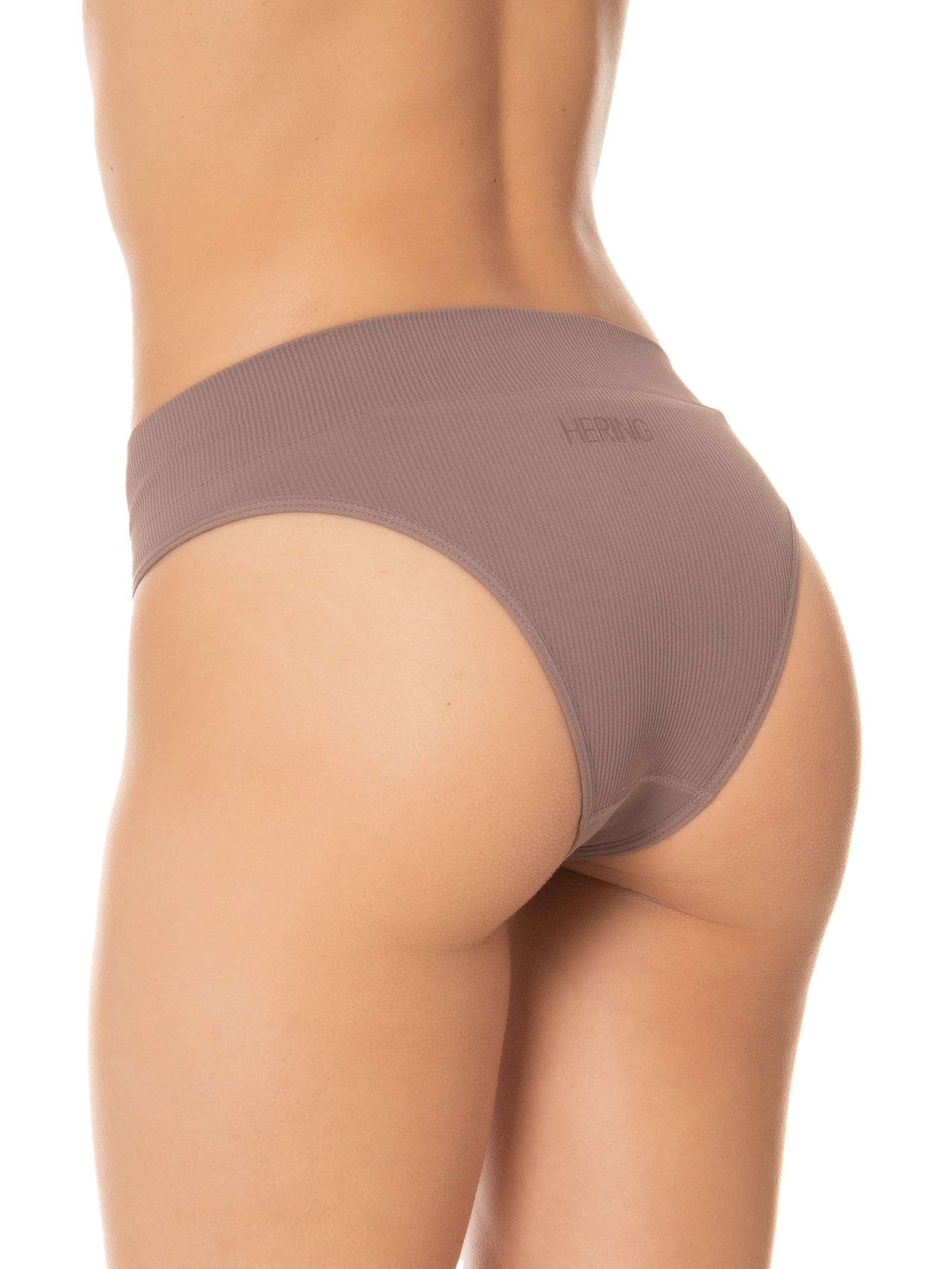 Calcinha Lisa Marrom Hering Intimates