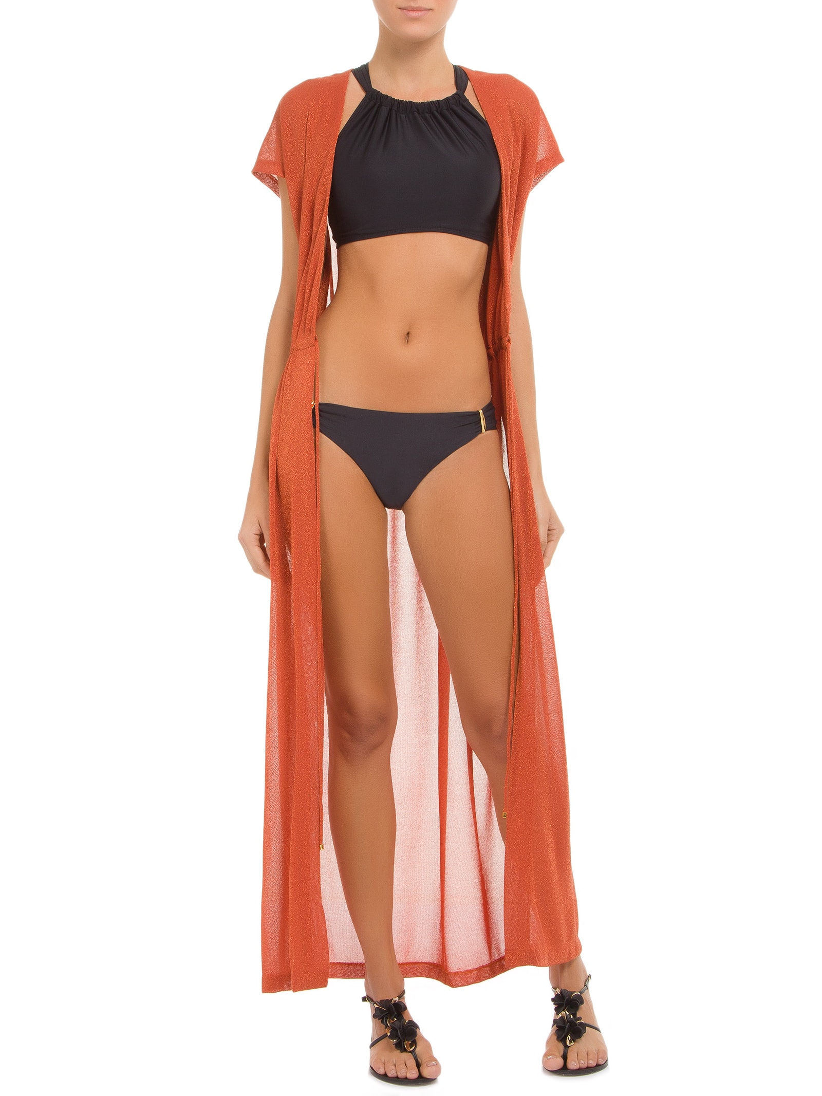 Calcinha Pala Atalaia Preto Água De Coco