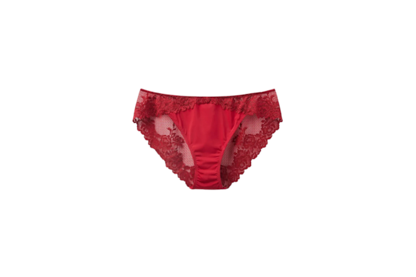 Calcinha Pretty Flowers - Vermelho