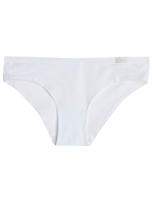 Calcinha Reta Em Algodao Natural – Branco