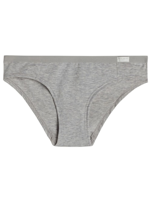 Calcinha Reta Em Algodao Natural – Cinza